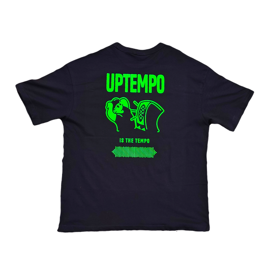 T-shirt Uptempo vert fluo Oversize - Smooth Vibes