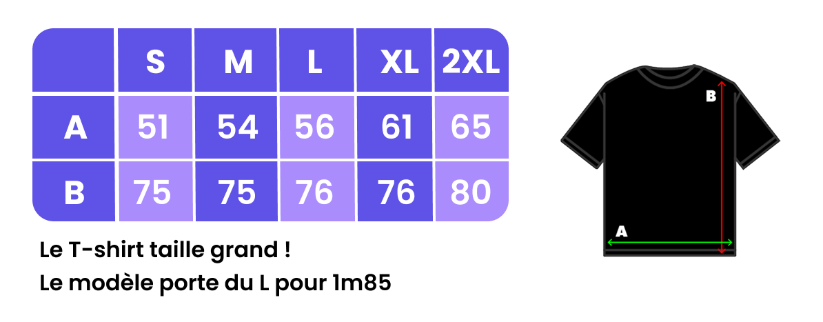Guide des tailles