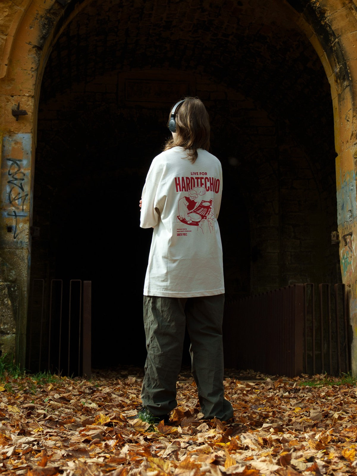 T-shirt Hard techno - Smooth Vibes