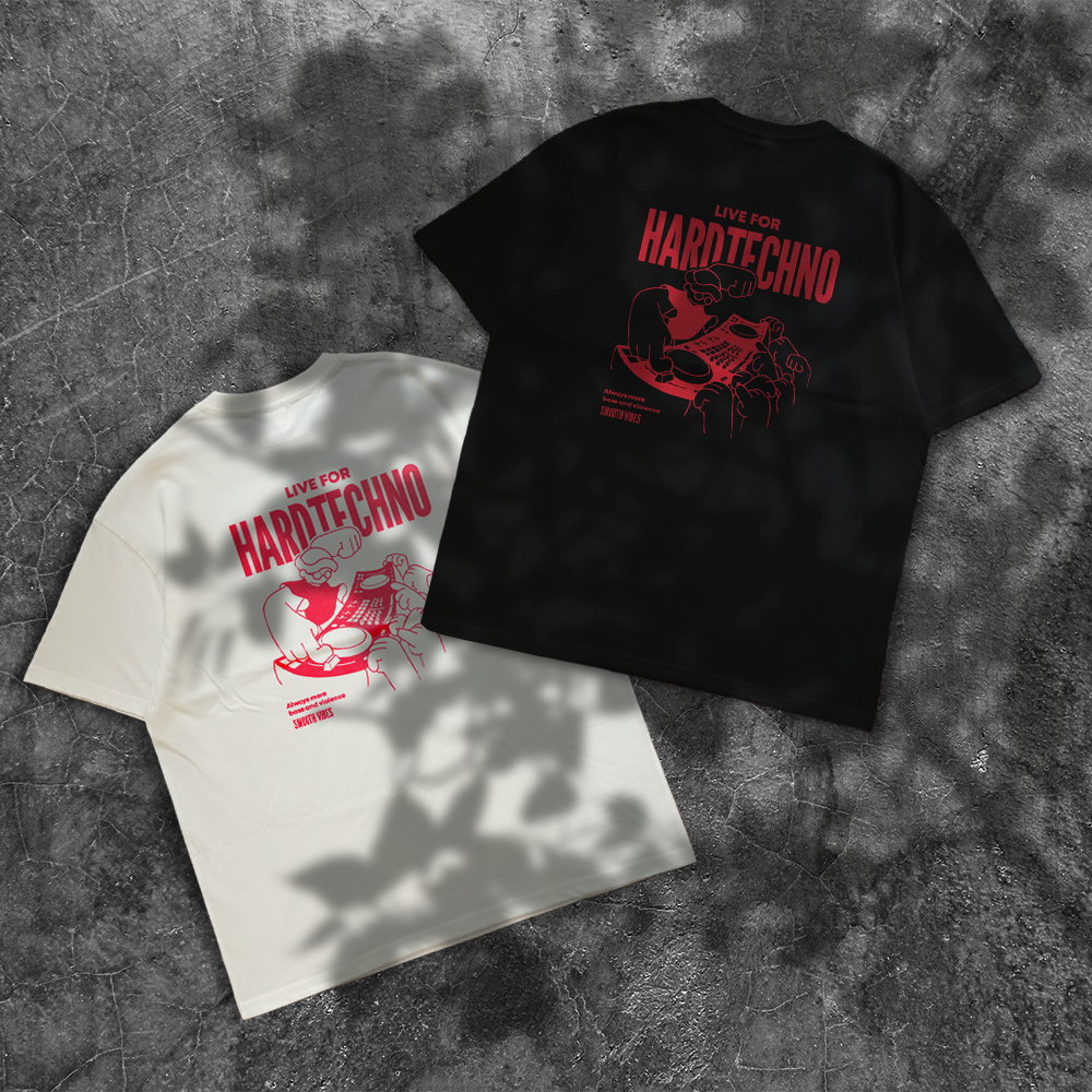 T-shirt Hard techno - Smooth Vibes